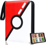 JoyHood Card Binder for TCG Cards, Trading Card Holder with Sleeves, Game Collection Card Album Fits PTCG, Sports Card, Holds 400 cards, Gifts for Boys/Girls (Silver Ball) - Image 2